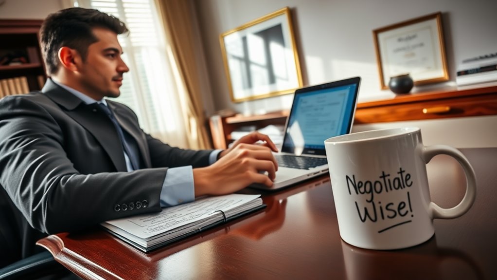 consult attorney for negotiation