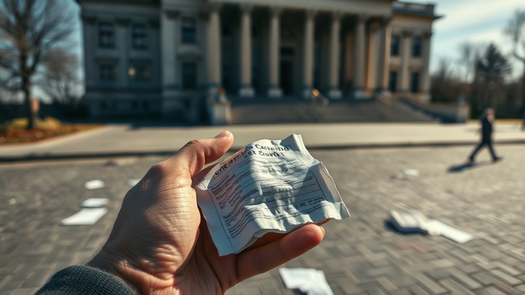 ignoring unpaid tickets consequences