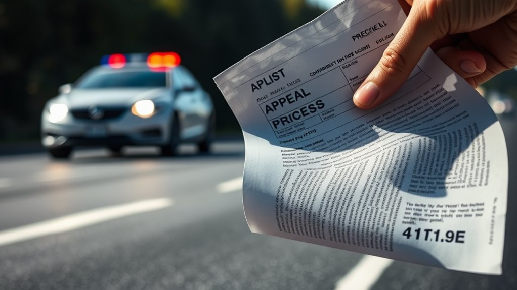 speeding ticket appeal process